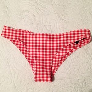 NWT Blackbough Cherry Gingham Moderate Bottoms